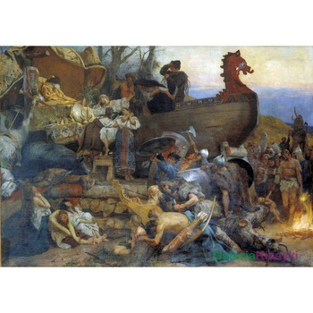 "Pogrzeb wodza Rusów" - Henryk Siemiradzki