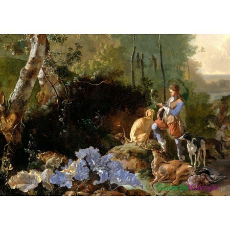 "Landscape with Sportsmen and Game" - Adam Pynacker