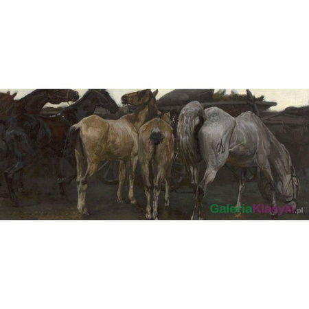 Końskie wywczasy - Józef Chełmoński