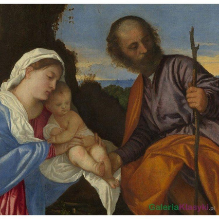Święta Rodzina z pasterzem - Tycjan