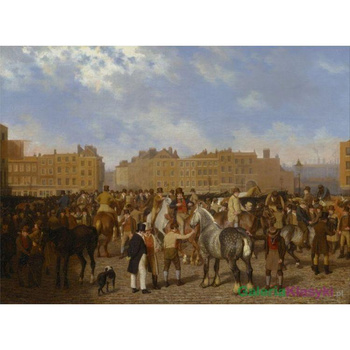 Reprodukcja obrazu: Stary Rynek - Jacques-Laurent Agasse