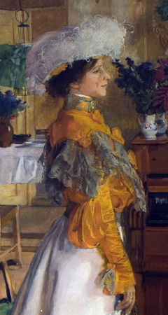 Portret żony - Józef Mehoffer