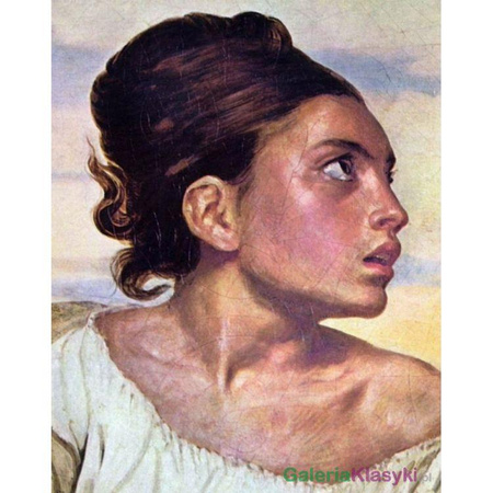 "Sierota na cmentarzu" - Eugene Delacroix