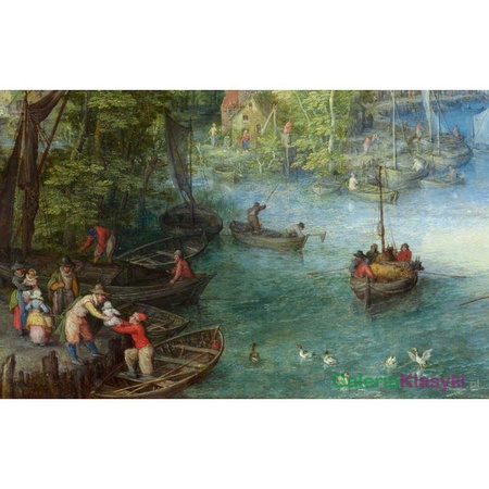 Krajobraz nad rzeką - Jan Brueghel Starszy