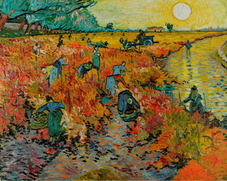 Czerwona winnica -  Vincent van Gogh
