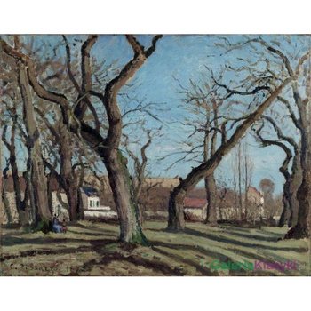 "Kasztan w Louveciennes" - Camille Pissarro