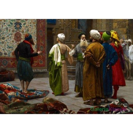 Reprodukcja obrazu: Targ dywanów w Kairze - Jean-Leon Gerome