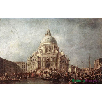 The Doge at the Basilica of La Salute - Francesco Lazzaro Guardi
