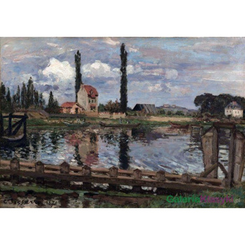 "Na brzegu Sekwany w Port Marly" - Camille Pissarro