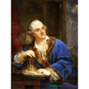 Stanisław August Poniatowski - portret z klepsydrą - Marcello Bacciarelli