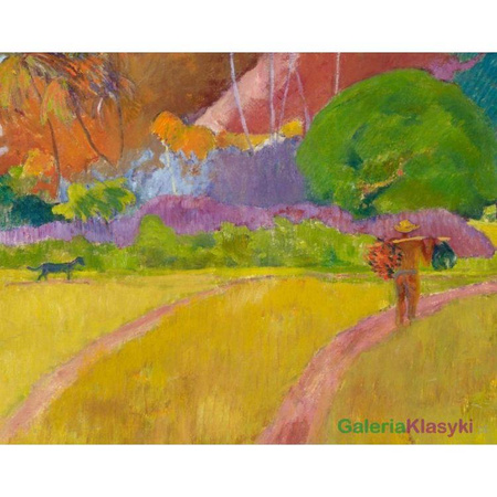 "Krajobraz Tahiti" - Paul Gauguin