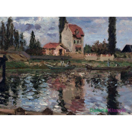 "Na brzegu Sekwany w Port Marly" - Camille Pissarro