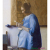Reprodukcja obrazu: Kobieta czytająca List - Johannes Vermeer