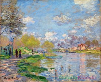 Wiosna nad Sekwaną - Claude Monet