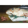 "Martwa natura z łososiem, krewetkami i szczupakiem" - Edouard Manet