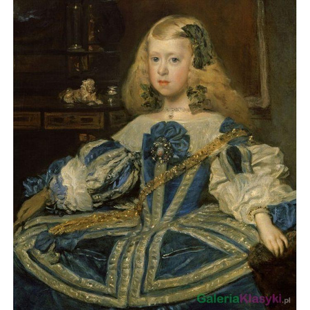 Infantka Margarita Teresa w niebieskiej sukience - Diego Velazquez
