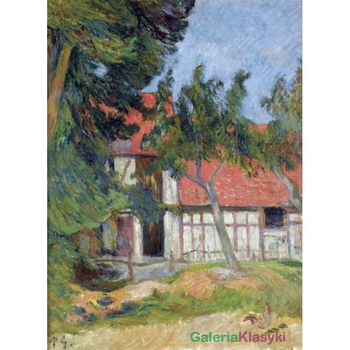"Stajnia w pobliżu Dieppe" - Paul Gauguin