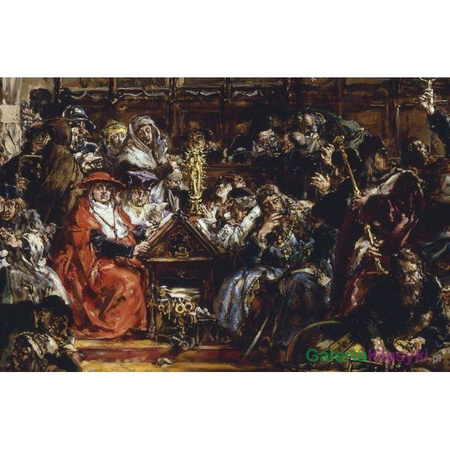 Wpływ uniwersytetu na kraj, z cyklu "Dzieje Cywilizacji w Polsce" - Jan Matejko