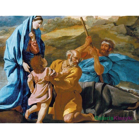 Powrót Świętej Rodziny z Egiptu - Nicolas Poussin