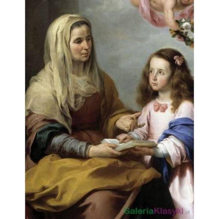 "Swięta Anna i Najświętsza Maria Panna" - Bartolomé Esteban Murillo