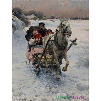 Wesoła jazda - Alfred Kowalski-Wierusz