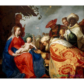 "Pokłon trzech Króli" - Abraham Bloemaert