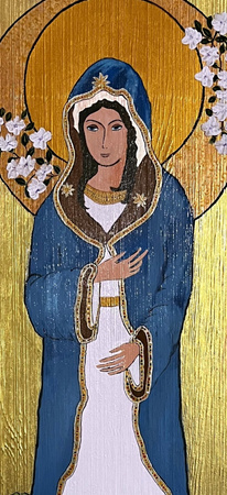 Matka Boska - "Królowa Lidzbarskich Pokoleń" - Anna Kajaniec