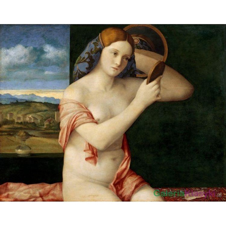 Młoda kobieta podczas toalety - Giovanni Bellini