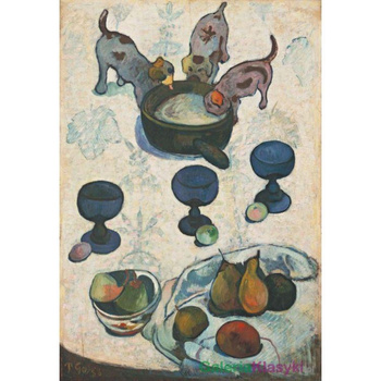 "Martwa natura z trzema szczeniakami" - Paul Gauguin