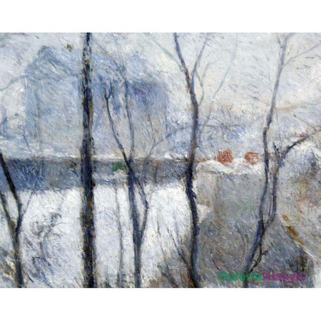 "Ogród pod śniegiem" - Paul Gauguin