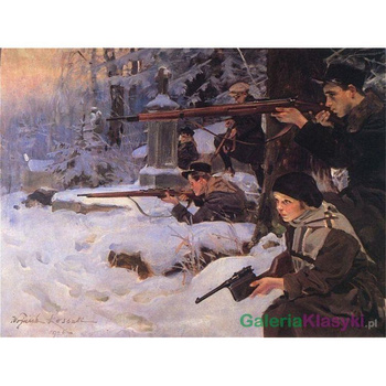 Orlęta lwowskie - Wojciech Kossak