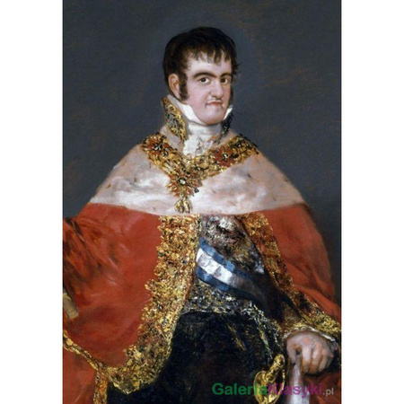 "Ferdynand VII w stroju koronacyjnym" - Francisco Goya