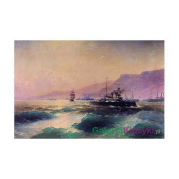 Gunboat off Crete - Iwan Ajwazowski