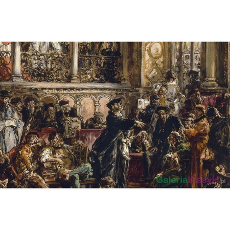 Złoty wiek literatury w W.XVI, z cyklu "Dzieje Cywilizacji w Polsce" - Jan Matejko