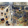 "Plac przy Teatrze Francuskim, Paryż" - Camille Pissarro