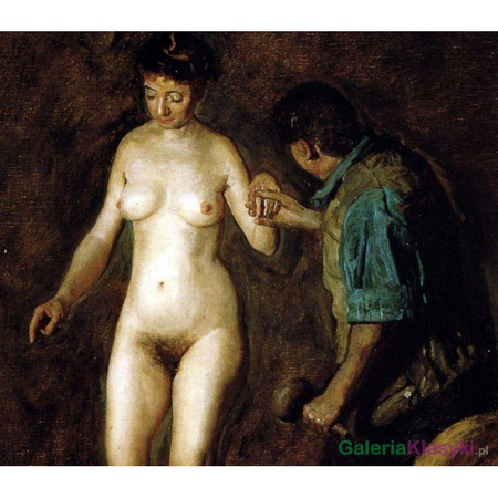 "William Rush i jego modelka" - Thomas Eakins