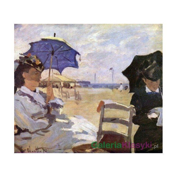 Plaża w Trouville - Claude Monet