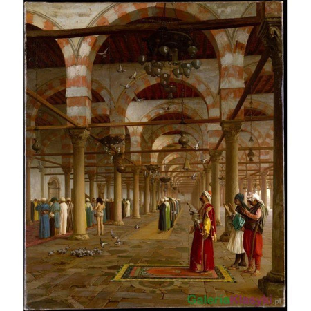 Reprodukcja obrazu: Modlitwa w meczecie - Jean-Leon Gerome