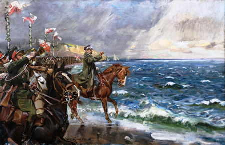 Zaślubiny Polski z morzem - Wojciech Kossak