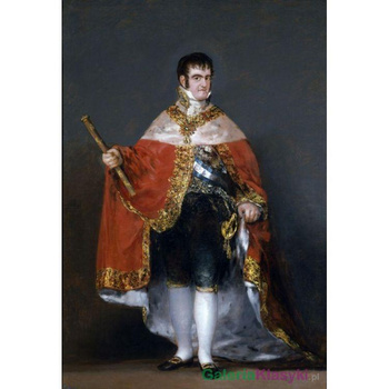 "Ferdynand VII w stroju koronacyjnym" - Francisco Goya