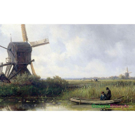 "Krajobraz w Abcoude" - Willem Roelofs