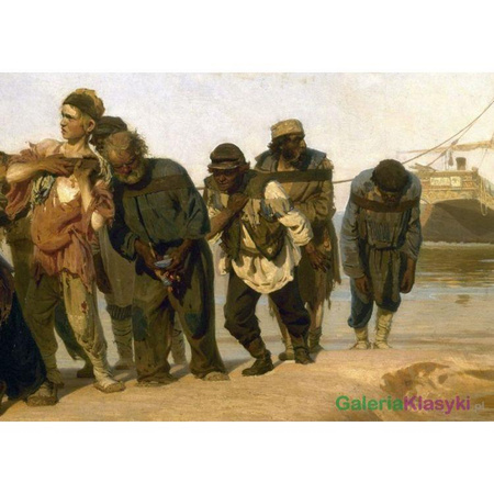 Przeciąganie barki na Wołdze - Ilia Repin