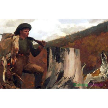 "Myśliwy z psami" - Winslow Homer