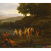 Krajobraz z tańcem satyrów i nimf - Claude Lorrain