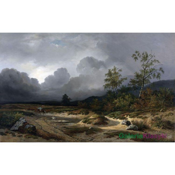 "Krajobraz podczas burzy" - Willem Roelofs