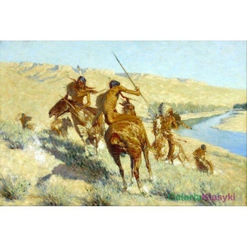 Episode of the Buffalo Gun - Frederic Remington