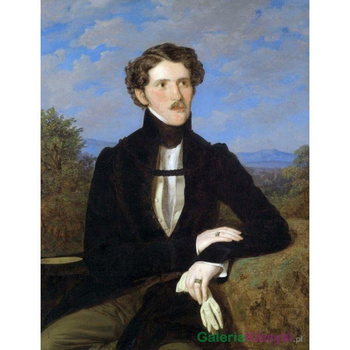 Edward Silberstein (portret) - Ferdinand Georg Waldmuller