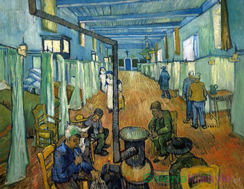 Oddział w szpitalu w Arles - Vincent Willem van Gogh