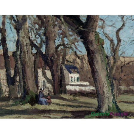 "Kasztan w Louveciennes" - Camille Pissarro