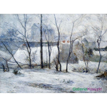 "Ogród pod śniegiem" - Paul Gauguin
